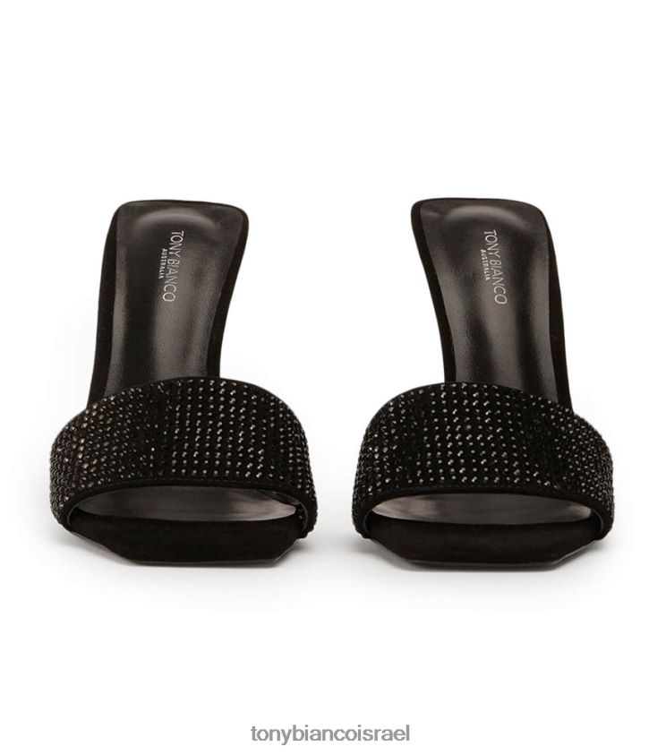 נעלי עקב | נשים קריסטל שחור/זמש שחור Tony Bianco נעמי עקבים 8BNR8T149